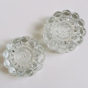 Vintage Heavy Crystal Princess House
Candle Holders ~ Set of 2